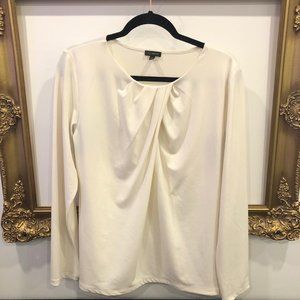 White Polyester Top